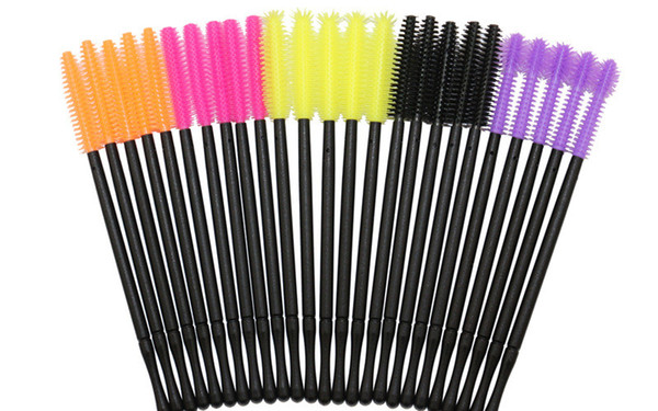 Disposable Eyelash Brushes Mascara Wands Applicator Spoolers Makeup Cosmetics Tool For Women Lady Gifts 5 Color 5 style