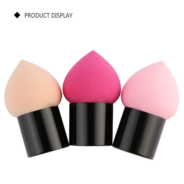 3pcs/set Makeup Sponge Blending Foundation Cosmetic Puff Flawless Powder Smooth Beauty Antibacterial Tool and Handle