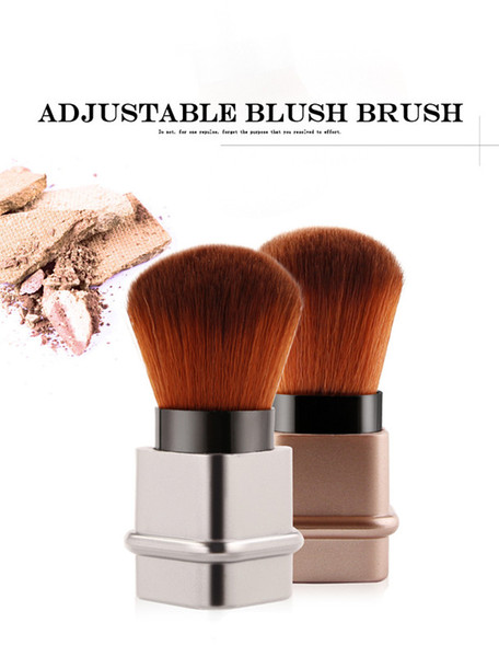 Hot Fashion 1Pcs Retractable blush Brush Cosmetic Face Blusher Adjustable Powder Foundation makeup Brush for Travel