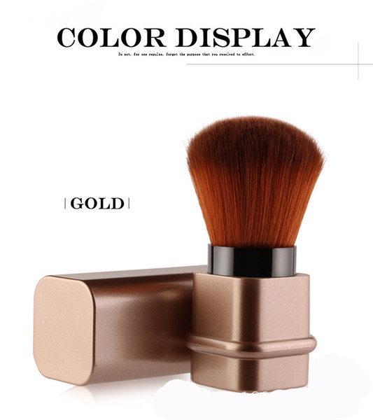 2018 Hot Fashion 1pc Soft Mini Adjustable Makeup Blush Brush Foundation Face Power Blusher Retractable Brush