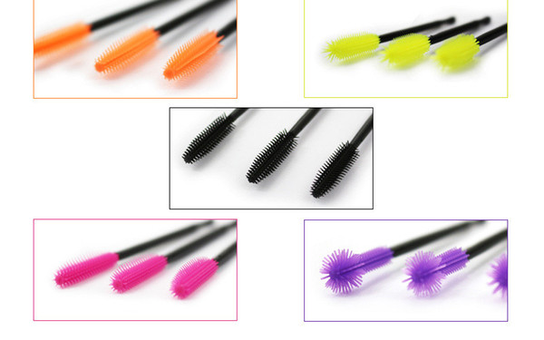 Eyelash Eye Lash Makeup Brush Mini Mascara Wands Applicator Disposable Extension Tool Portable for Women Lady