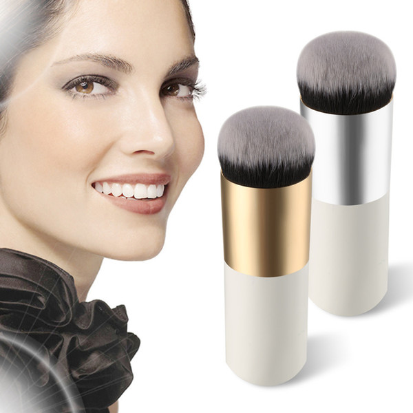 GUJHUI Makeup Brushes Large Round Head Buffer Foundation Powder Makeup Brushes Plump Round Brush Portable BB Cream Tools