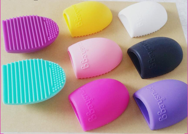 Brushegg Clean Makeup Brushes Washing Brush Silicone Glove Scrubber Board for Cosmetic Make Up Cleaning Tools