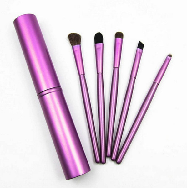 New Makeup Brush kit 5pcs set brushes Professional Make up Brushes Eyeshadow brush Kit With Round Tube