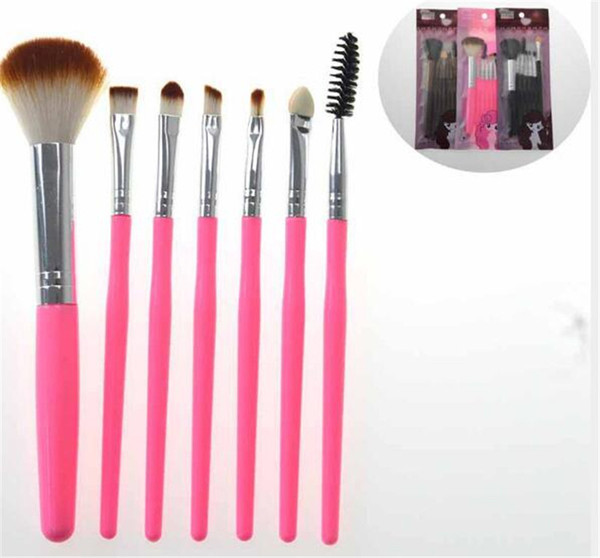 cosmetics makeup Brush 7pcs Set Eye shadow power Foudation blush brushes Make up Brushes Make Up Tools cheap price