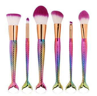 MAANGE Pro 6pcs keup Brushes Foundation Eyebrow Eyeliner Blush Powder Cosmetic Concealer Makeup Brushes Set