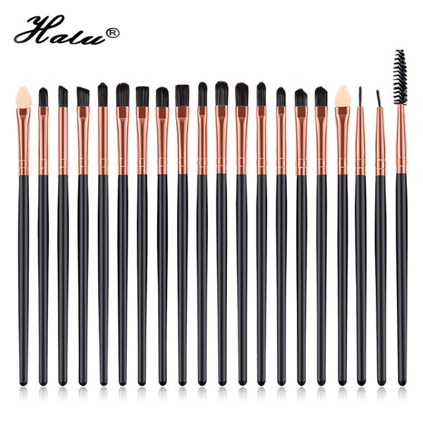 Halu Pro 20Pcs Makeup Brushes Set Eye Shadow Foundation Powder Eyeliner Eyelash Lip Make Up Brush Cosmetic Beauty Tool Kit Hot