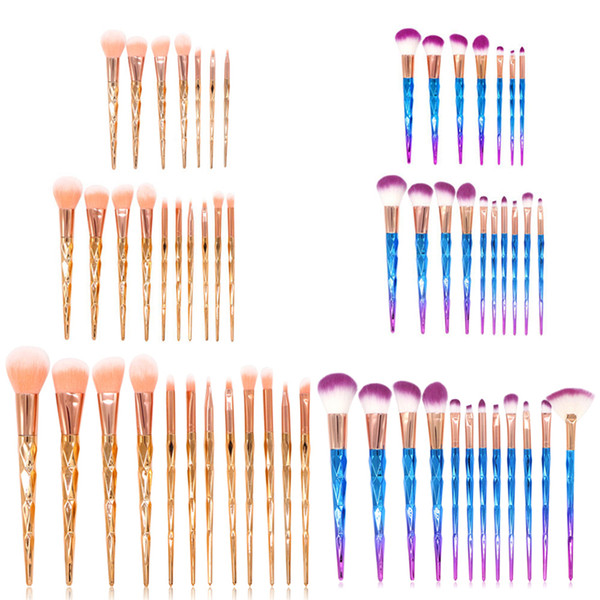 Diamond unicorn Makeup brushes make up brush for concealer blusher eyeshaow eye liner Makeup Brushers kit makeup brushes set