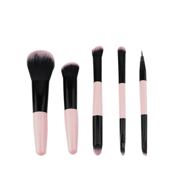 New Arrival Ahyee 5Pcs Makeup Brush Kits Beauty Tool Makeup Brus Set With Brush Bag For Beginning Learners