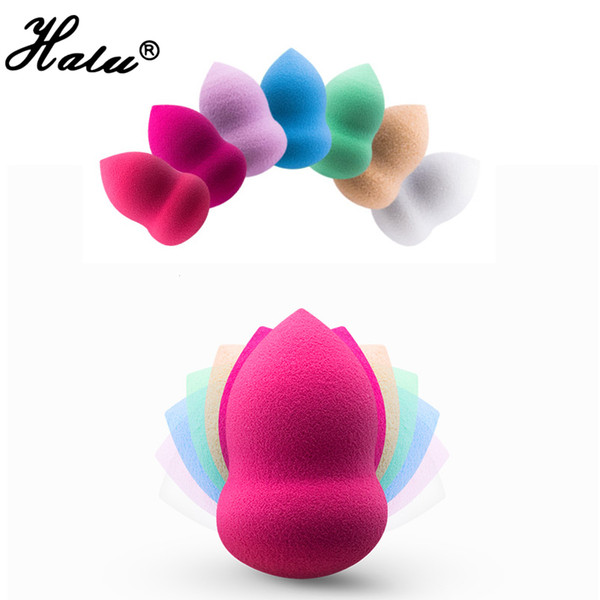 HaLu cosmetic puff make up sponge cleansing gourd-type makeup applicator BB cream Sponge foundation powder blush blender tool 9 color