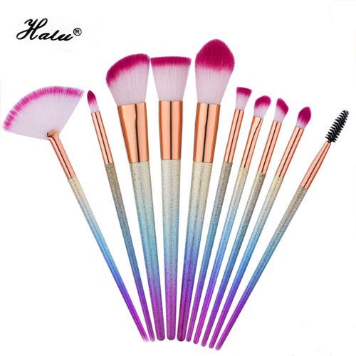 Halu makeup brushes 6pcs24pcs Professional makeup brush set Eye Shadows Eyeliner Nose Smudge make up brushes cosmetic tools