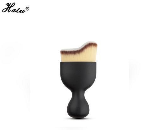 Halu Brands Single Contour Foundation Brush S Shape Cream Makeup Brushes Loose Powder Brush Multifunctional Make Up Brushes