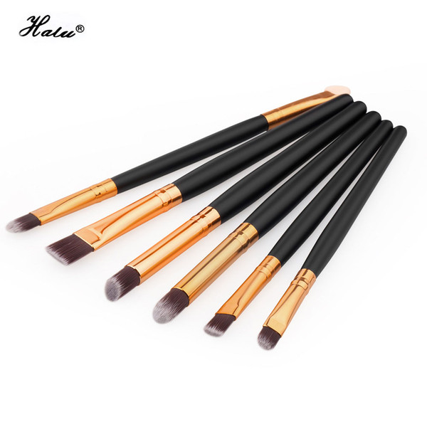 HaLu Professional 6Pcs Eye Brushes Set Eyeliner Shadow Makeup Brushes Professional Maquiagem Maquillage Eyebrow Make up Brushes