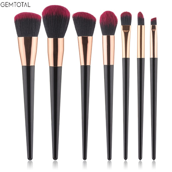 Free shipping 7 PCS Makeup Brush Set Makeup Brushes Powder Eyeshadow Foundation Concealer Eyebrow Brush Cosmetic Tools