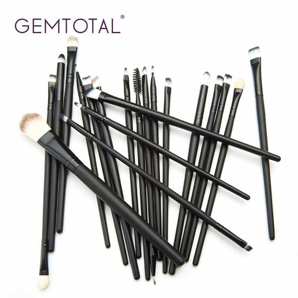 Cheap 20Pcs Professional Makeup Brushes Set Powder Foundation Eyeshadow Make Up Brushes Kit Cosmetics Soft Synthetic Hair