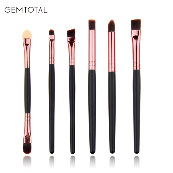 Eye Makeup Brushes 6 Pcs Professional Makeup Brush Set Cosmetics Eyeliner Eyeshadow Make Up Tools Beauty Pencil Brush Kits Free Shipping