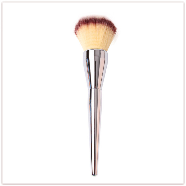 Gemtotal Makeup Brush Foundation Contour Blush Base Single Brushes Synthetic Hair(Silver) Support Customized Free Shipping