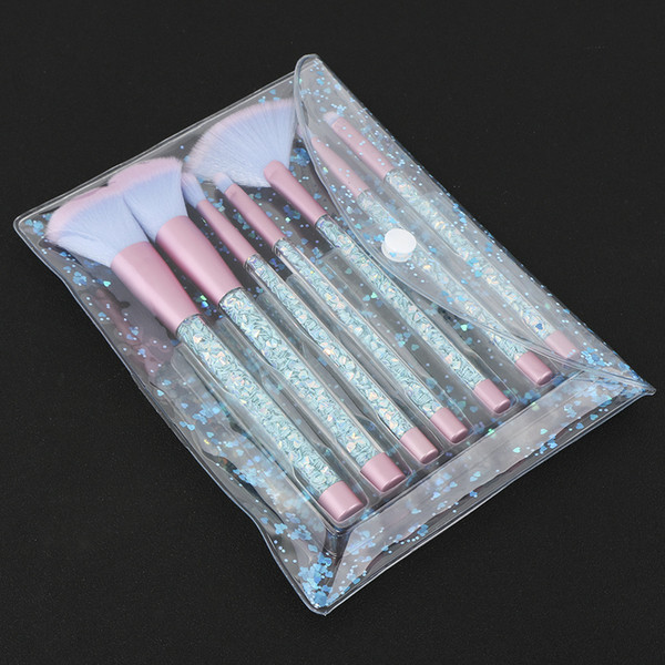 Zouyesan Free Shipping 2019 7 Crystal Quicksand Make-up Brush Make-up Beauty Tool Set Tools/Accessories