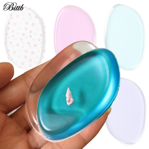 Wholesale Silicone Cosmetic Puff Face Foundation Makeup Puff Beauty Essentials Cosmetic Sponge BB Cream No Waste Makeup Tools