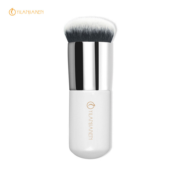 Small Chubby Pier Liquid Foundation Makeup Brush Single Portable Round Flat head BB Cream Make Up Brushes Face Powder Contour Cosmetic Tool