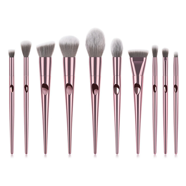 10 PCS Vegan Make Up Brush Set Professional Creative Thumb Foundation Blending Podwer Eyeshadow Contour Concealer Blush Makeup Brushes Tools