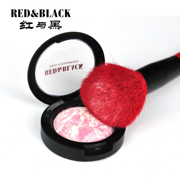 Red&Black Cosmetic Powder Blush Brushes Professional One Soft Facial Skin Care Makeup Brushes Cosmetic Makeup Hair Brushes