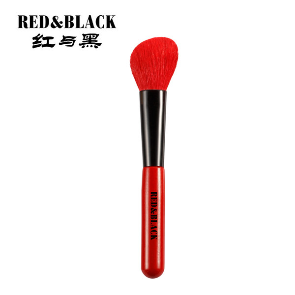 Red&Black Cosmetic Bevel outline Blush Brushes Professional Facial Skin Care Makeup Brushes Cosmetic Makeup Brushes