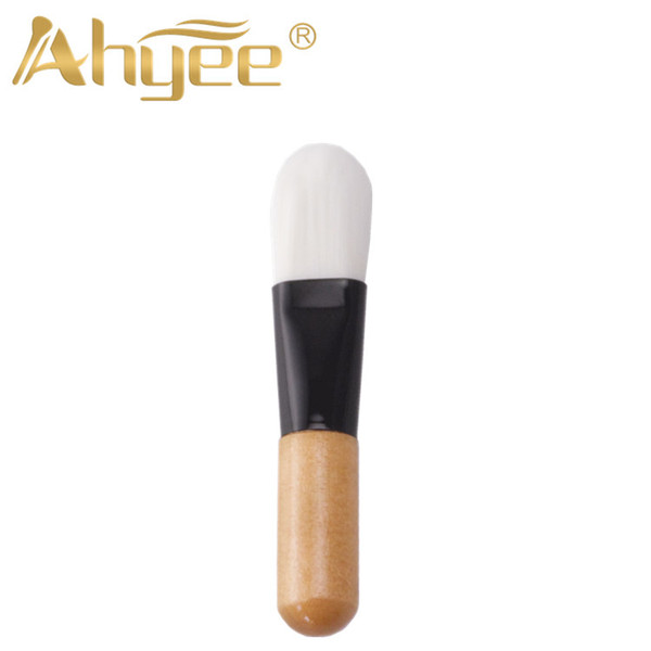 New Arrival Professional Foundation Brush High Quality Face Mask Makeup Brush MINI Beauty Tool With Wood Handle Synthetic Hair