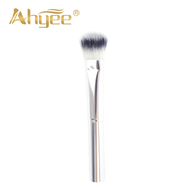 New Travel Size Sliver Copper Tube Eyeshadow Brush Shader Brush Small Makeup Brushes Portable Cosmetics Applicator