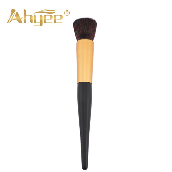 Rose Golden Foundation Stipple Brush Professional Flat Top Brush Beauty Cosmetic Brush Synthetic Bristles Beauty Applicator