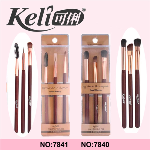 Season's latest set of brushes 100% nylon hair Suitable for all skins Contains Eyebrow brush Eye shadow brush and other brushes NO.7840&7841