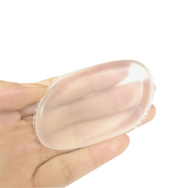 2019 Clear Powder Puff Transparent Silicone Face Foundation Tool Sponge Blender Silicone Powder Puff BB cream foundation makeup tools