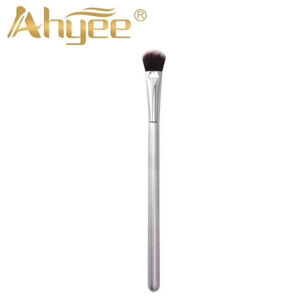 Babyliyan Beauty Cosmetic Silver Wood Handle Professional Eyeshadow Brush Detail Eye Makeup Pen Cosmetic Tool