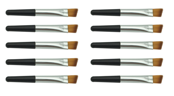Vôsaidi 10pcs Eyebrow Brush Portable Premium Quality Angled Eyebrow Brush and Spoolie Mini Brush for compact