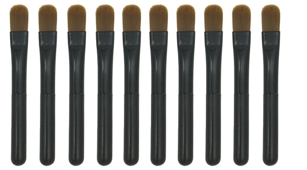 Vôsaidi Eye shadow Brush Portable Premium Quality Angled Eyeshadow Brush and Spoolie Mini Brush