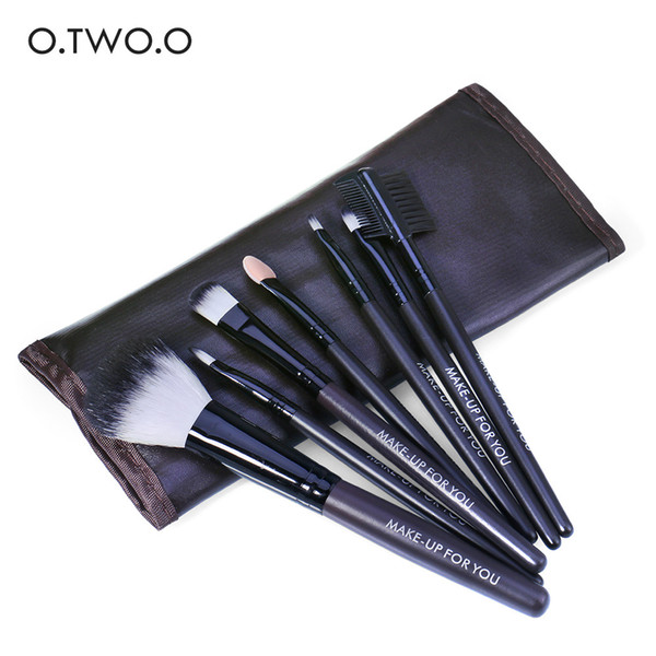 O.TWO.O 7pcs/lot Make Up Brushes Set Cosmetics Brush Set Beauty Eye Primer Powder Blush Brush