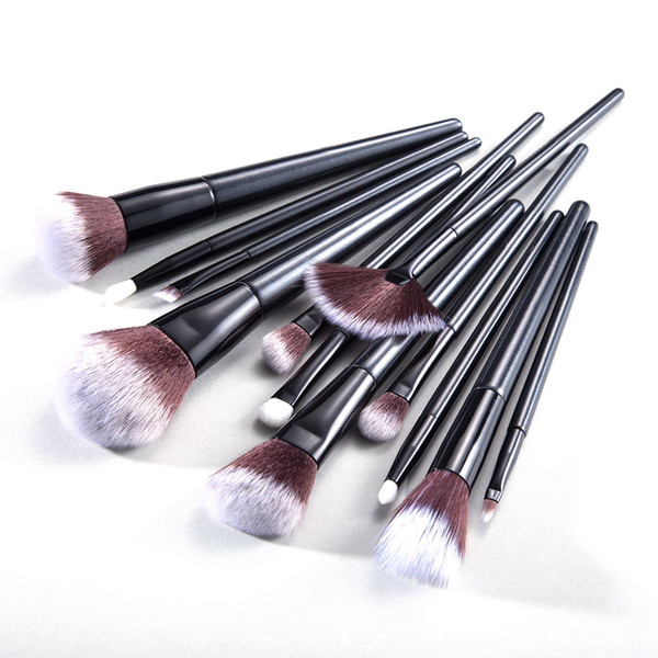 Makeup Brushes 12pcs profession Make Up Brushes Set With Easy Travel Organizer Bag US Only Free Shipping