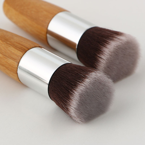 High quality nature bamboo handle makeup brushes foundation brush women beauty tools kits maquiagem brochas maquillaje