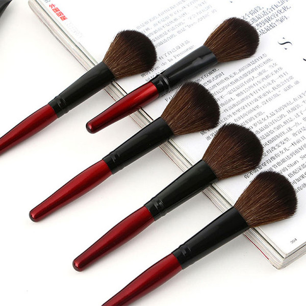 wine red color makeup brush cosmetics powder blusher brushes women face beauty tools maquiagem brochas maquillaje