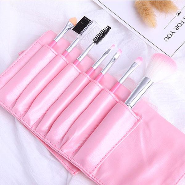 professional 7 pcs makeup brushes set kits women face eye cosmetics brush beauty tools maquiagem brochas maquillaje