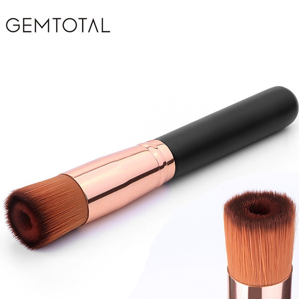 Wholesale Free Shipping Hot Concave Liquid Powder Foundation Brush blush bb cream Makeup Cosmetic Tool Perfect Concave Face Makeup Brush