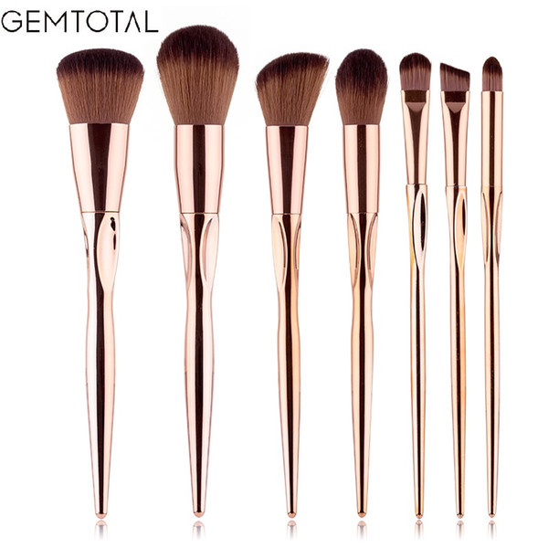 7Pcs Diamond Makeup Brushes Set Powder Foundation Eye Shadow Blush Blending Cosmetics Beauty Make Up Brush Tool Kits Makeup Tools set