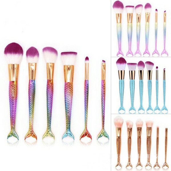 zouyesan Free Shipping 2018 new 6 professional makeup brush set makeup brush set beauty tools in stock