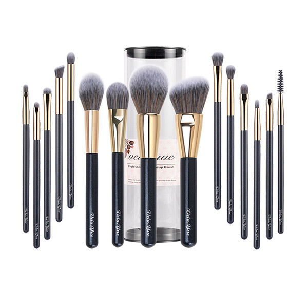 Professional Makeup Brushes Set Powder Foundation Blusher Bronzer Highlight Contour Blending Liner Shadow Brow Travel Make up Brushes Kit