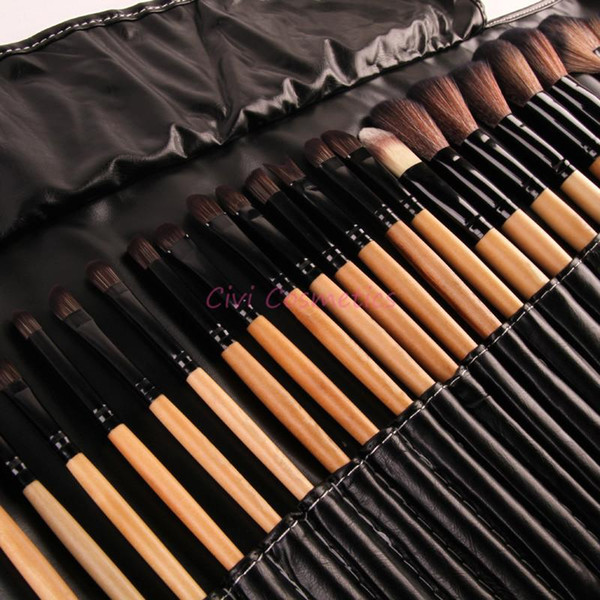 Stock Clearance 32Pcs Print Logo Makeup Brushes Professional Cosmetic Make Up Brush Set The Best Quality