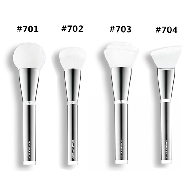 New Brand Makeup Brushes it cosmetics Heavenly Skin #701 #702 #703 #704 blending powder foundation contour make up brush kit tools.