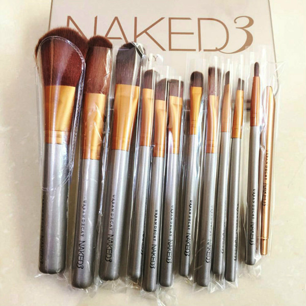 Free Shipping by ePacket 12 PCS Brushes Set Foundation Blending Powder Eyeshadow Contour Concealer Blush Cosmetic Makeup Tool