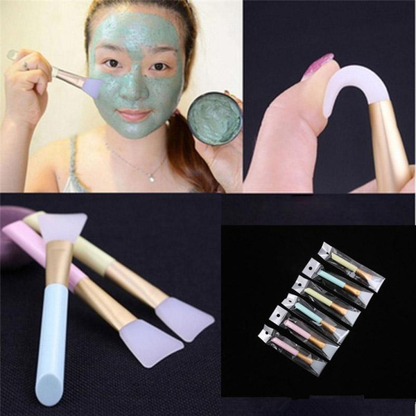 Makeup Brush Silicone Mask Brush Facial Eye Makeup Silica Gel DIY Mask Brushes Cosmetic Beauty Tools 3 Colors SM001