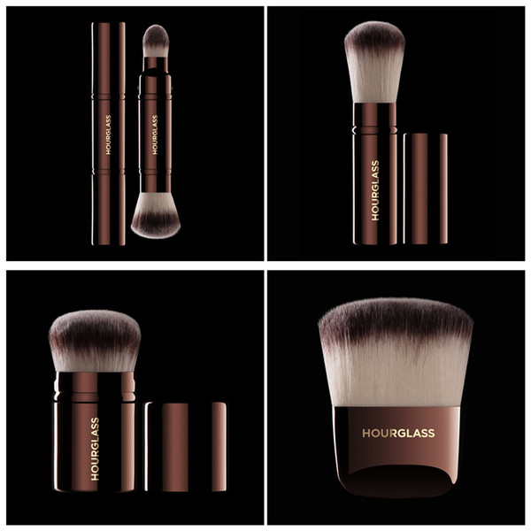 Brand hourglass makeup brushes 1 pc RETRACTABLE KABUKI COMPLEXION POWDER FOUNDATION blending bronzer contour make up brushes.