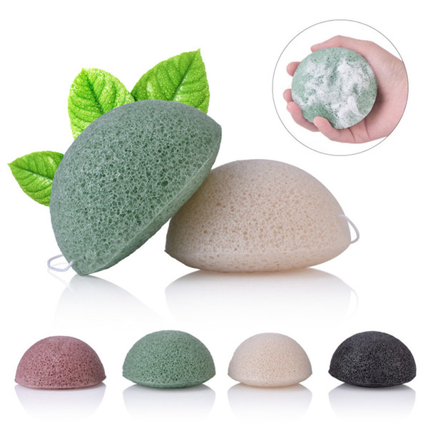 Konjac Sponge Puff Facial Sponges Pure Natural Konjac Vegetable Fiber Making Cleaning Tools For Face And Body 10pcs